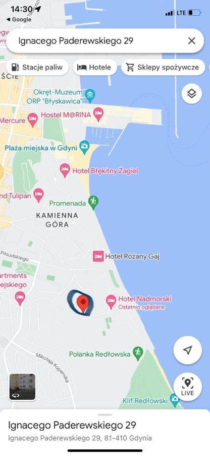 Apartament 4 Pory Roku Przy Plazy Z Widokiem Na Morze Gdynia Esterno foto